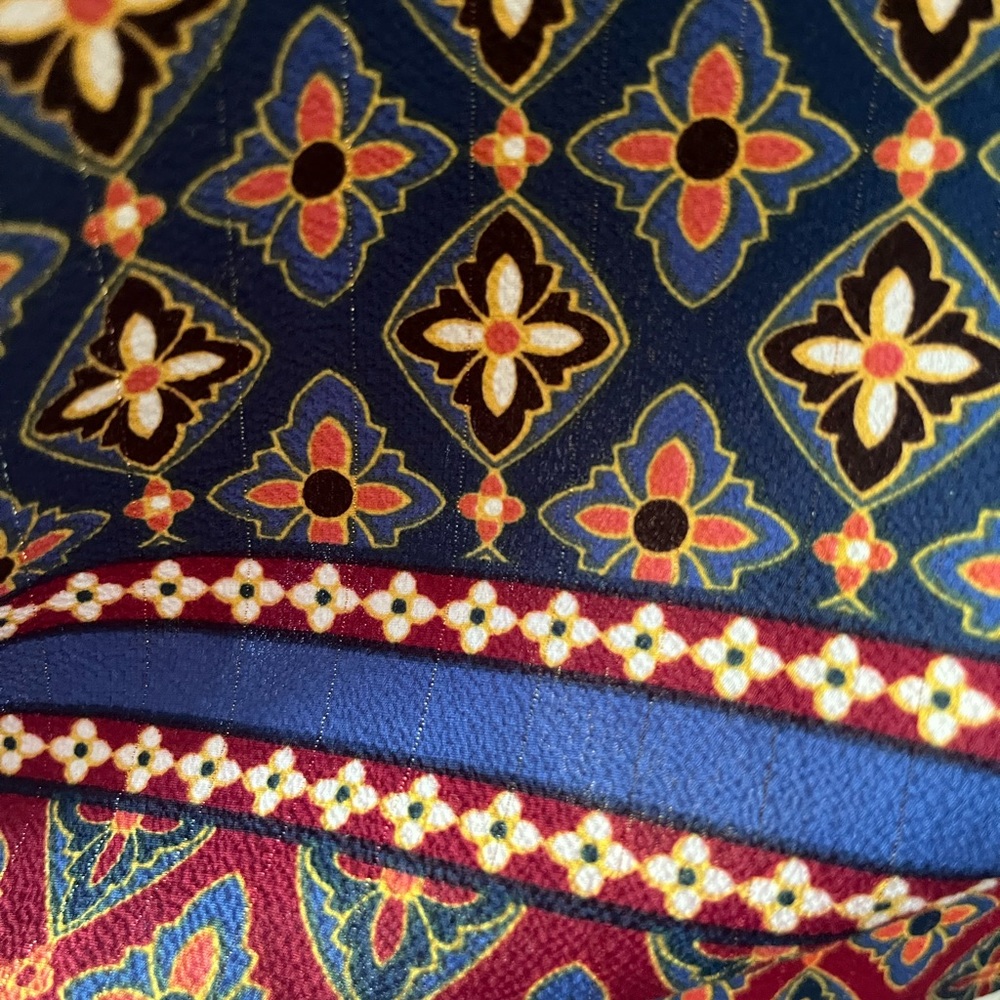 Vintage Ruby Rd Long Sleeve Patterned Blouse Size… - image 7